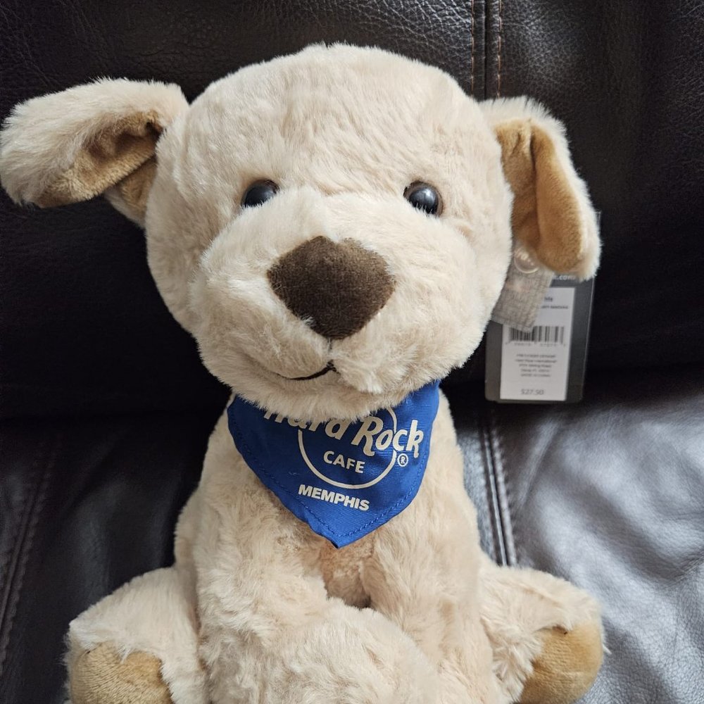 Hard Rock Cafe Memphis Plush Dog Toy Gift